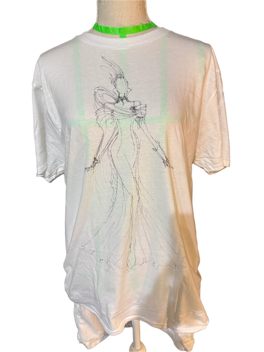 Fun Summer Custom Tee--Fashion Drawing